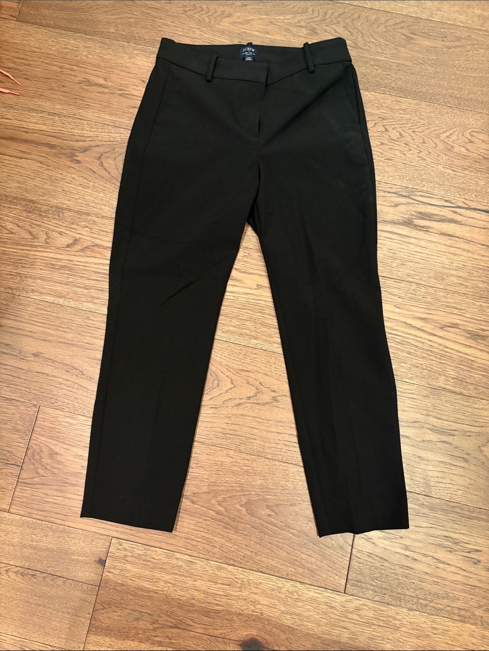 J. Crew Black Straight-Leg Dress Pants